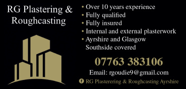 RG Plasterering & Roughcasting Ayrshire RG Plasterering & Roughcasting Ayrshire